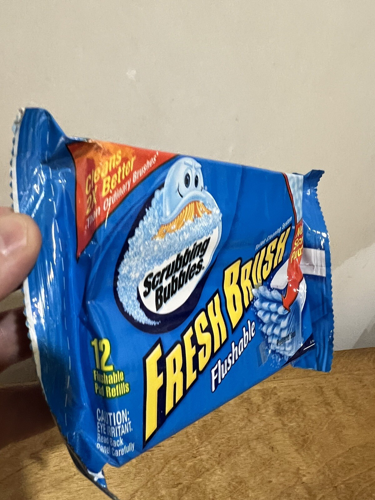 Scrubbing Bubbles Fresh Brush Flushable Refills NOS Y2K 2004 Movie Prop NEW