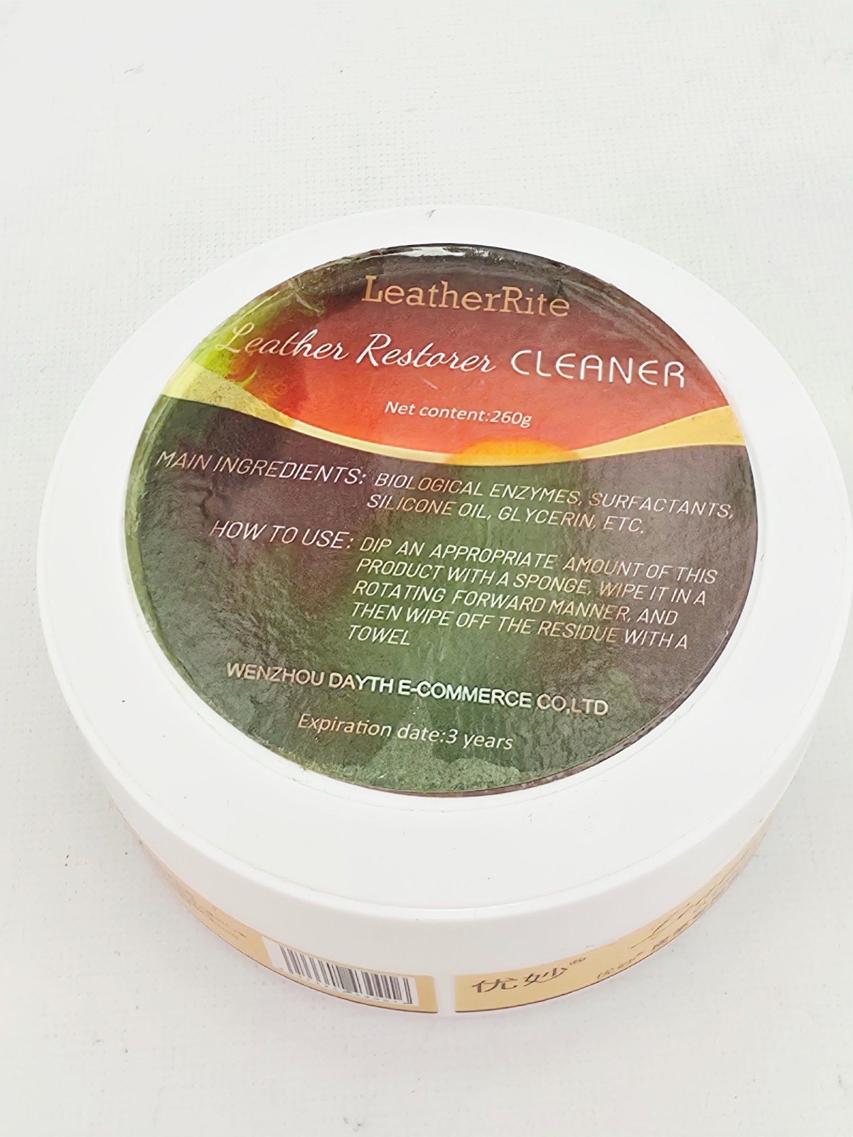LeatherRite Leather Restorer Cleaner Conditioner 260g 9.17 oz
