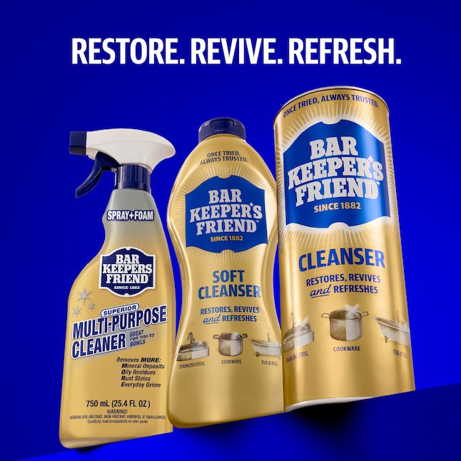 Bar Keepers Friend Citrus Liquid Cleanser 26oz All Purpose Surface Polish