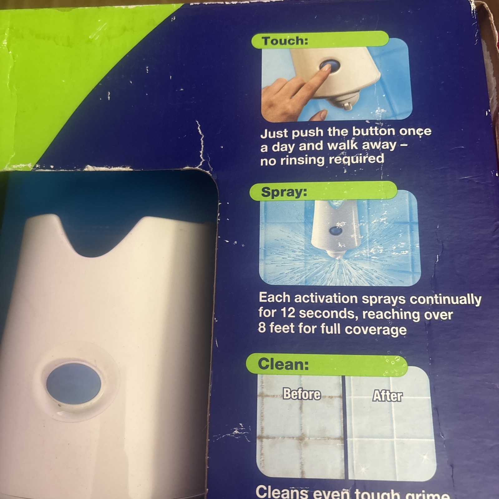 NIB Scrubbing Bubbles Automatic Shower Cleaner Kit 2 x 34 oz Refill Bottles