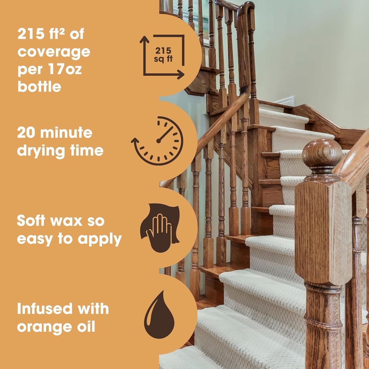 Wood Wax & Polish | Clean, Nourish & Protect Wood Furniture & Kitchen Cabinet…