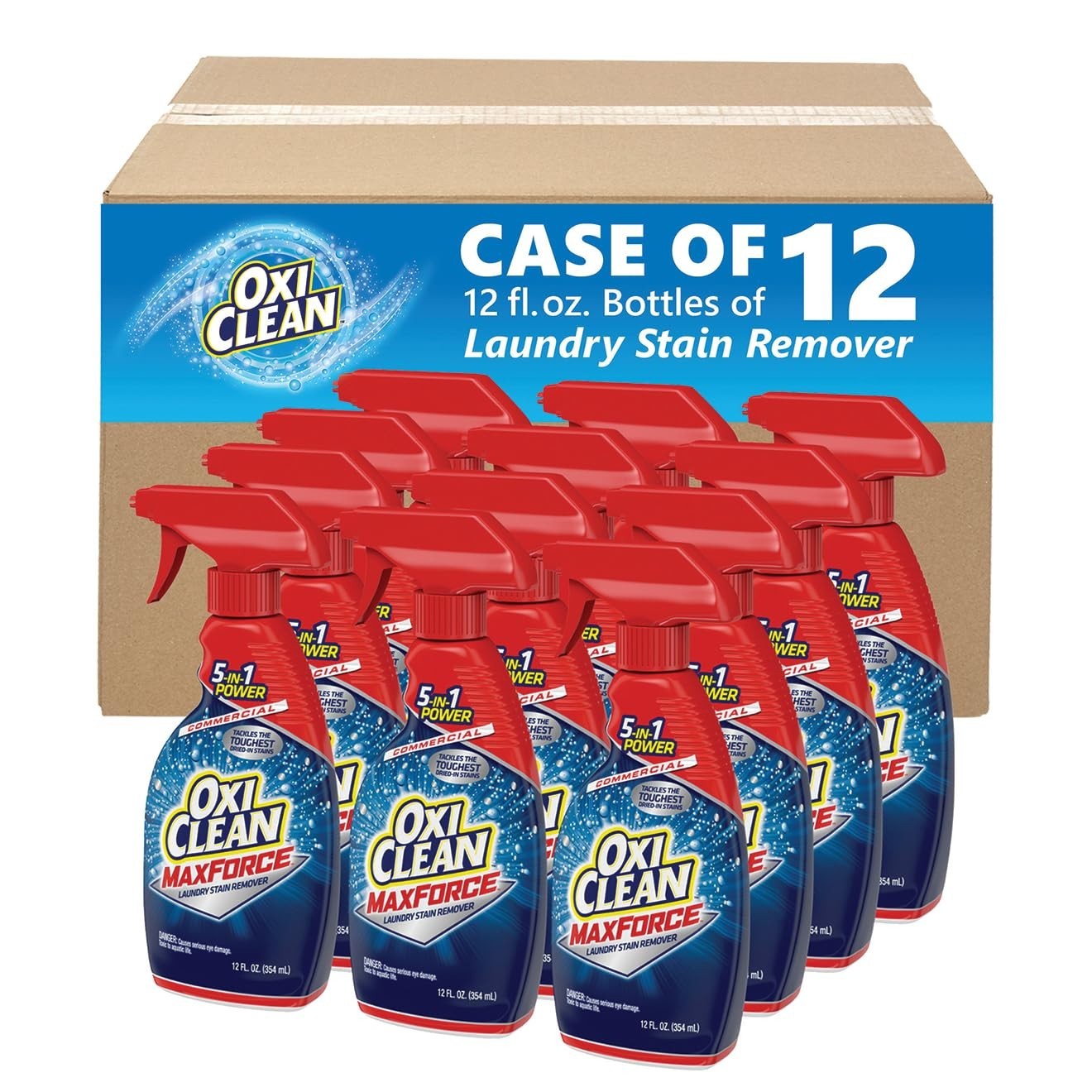 Multi-Purpose Stain Remover – Pack of 12, 12 fl oz Each