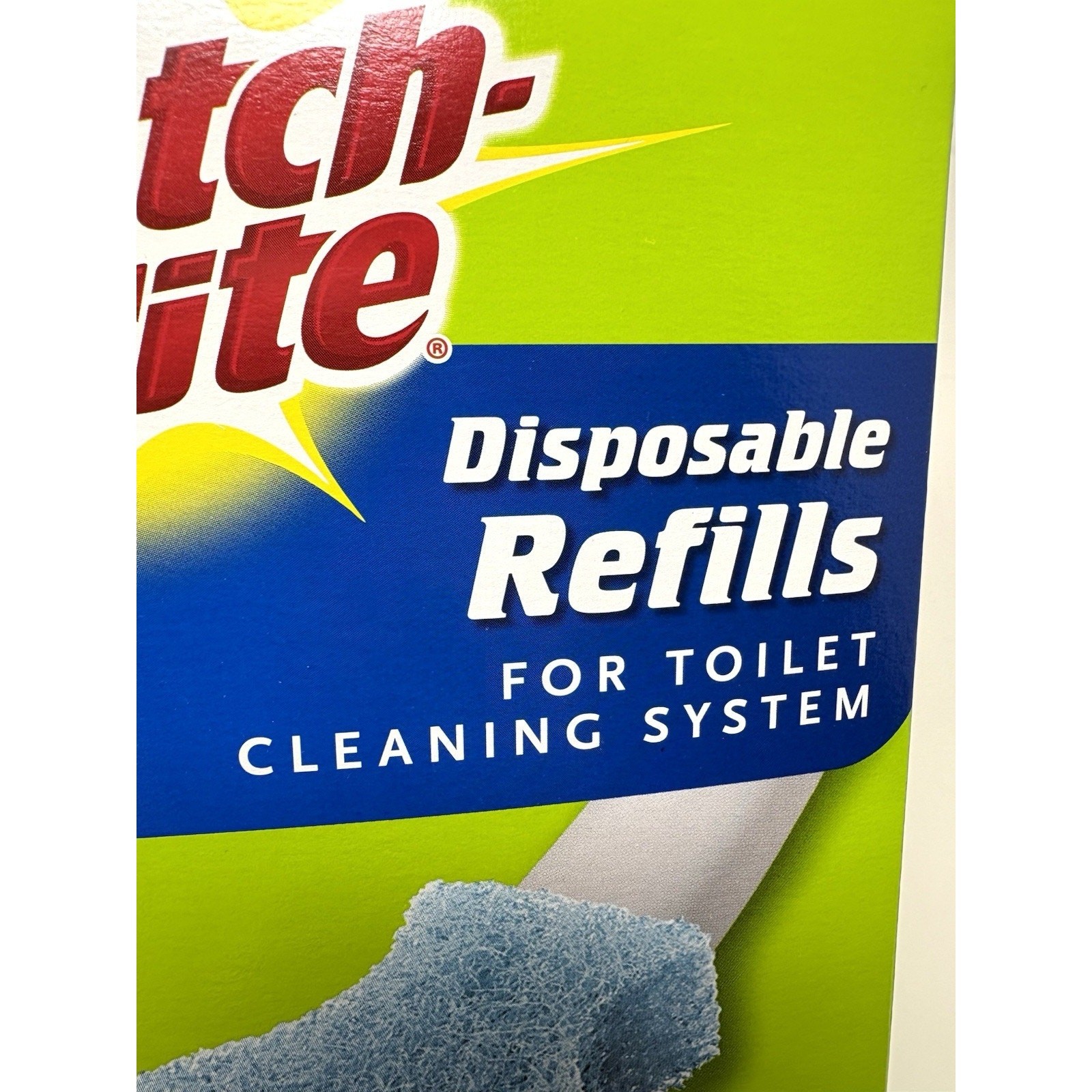 Scotch Brite Disposable Scrubber Refills Toilet Cleaning 20 Pads Only Discont’d