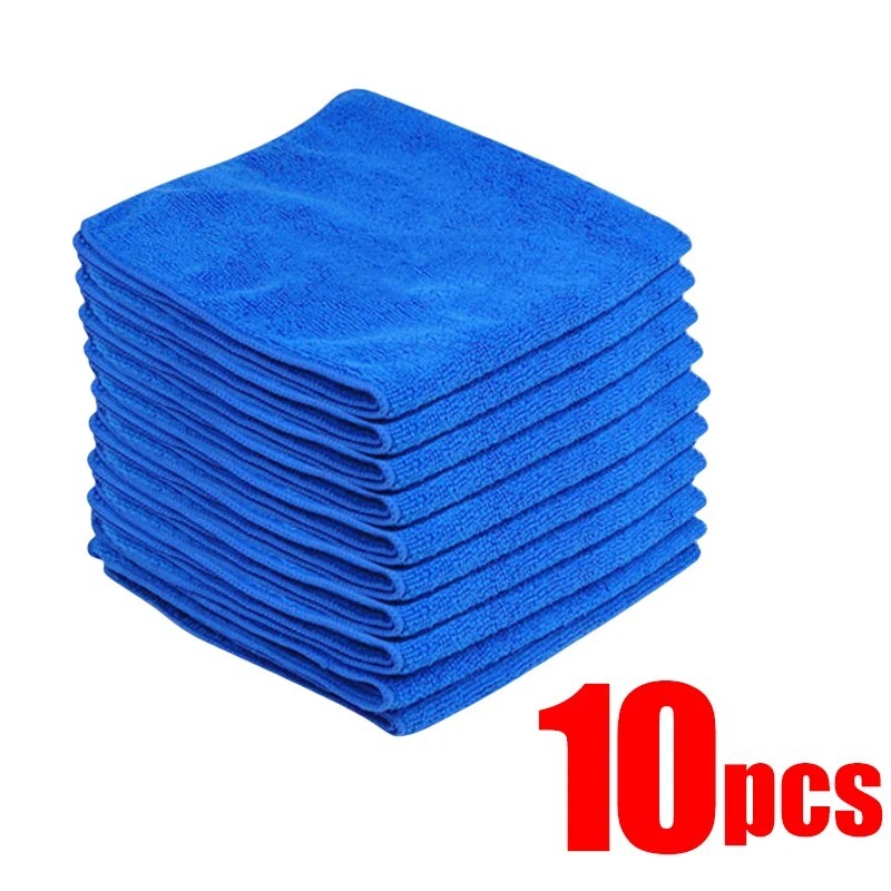 Microfiber Cleaning Cloth Towel Rag Car Polishing No Scratch Auto Detailing