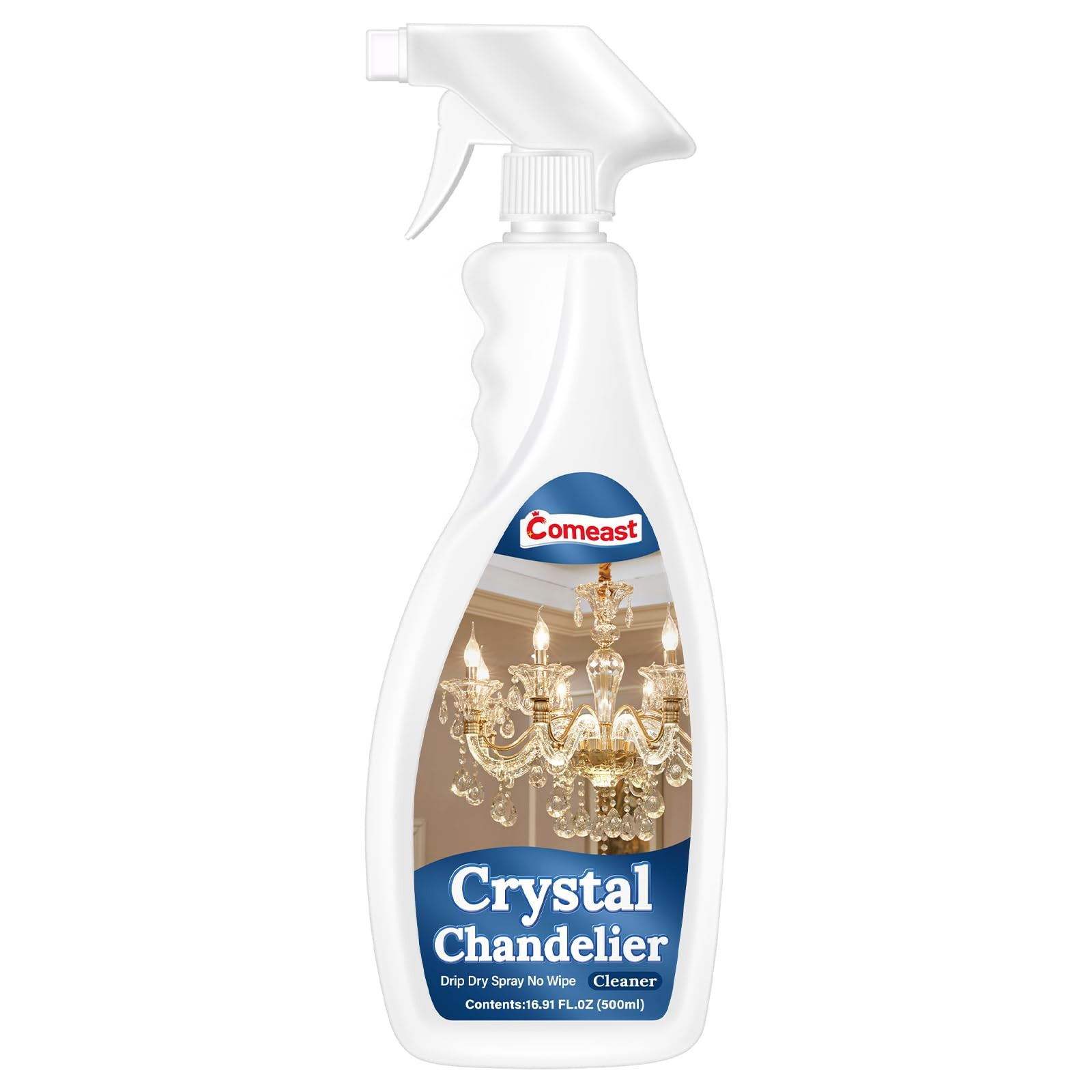 Crystal Chandelier Cleaner Spray, Easy Spray & Drip Dry Formula for Crystal, …