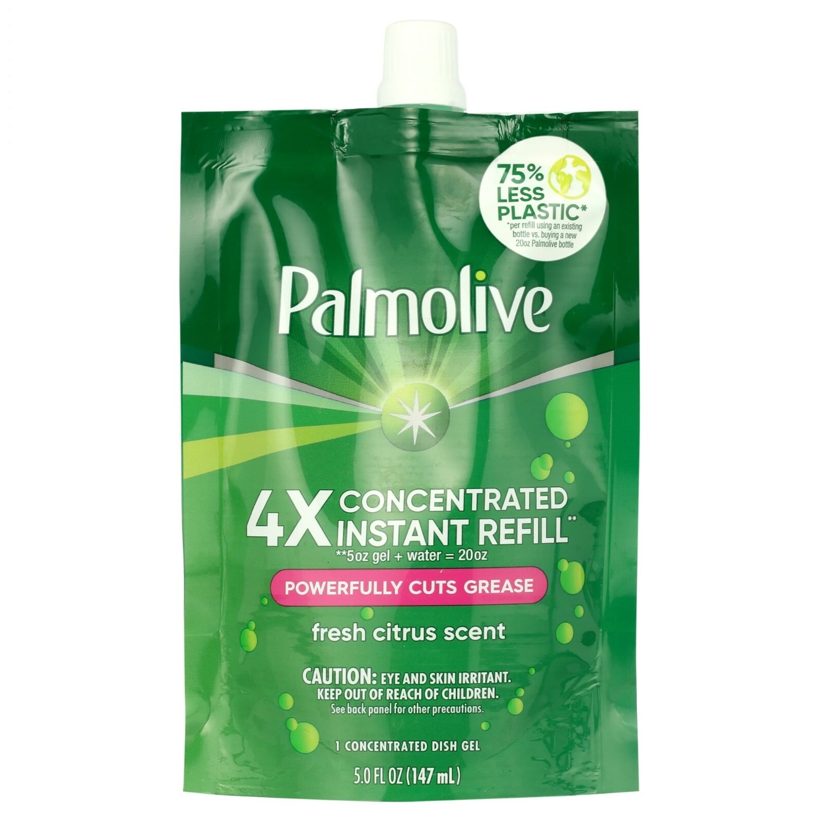 Liquid Dish Soap, Palmolive Concentrate Refill Pouch Original Floral -12 Pack