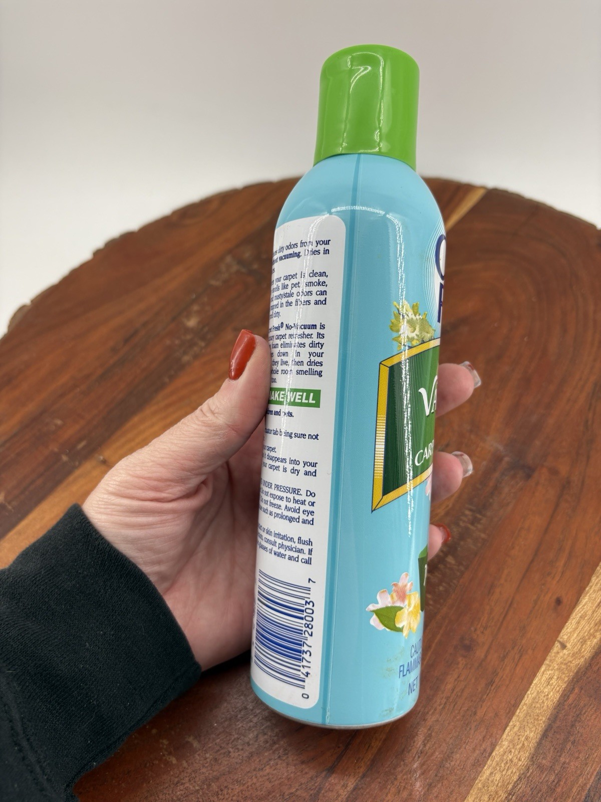 Vintage 1999 Carpet Fresh No Vacuum Foam Carpet Refresher Morning Rain 10.5 oz