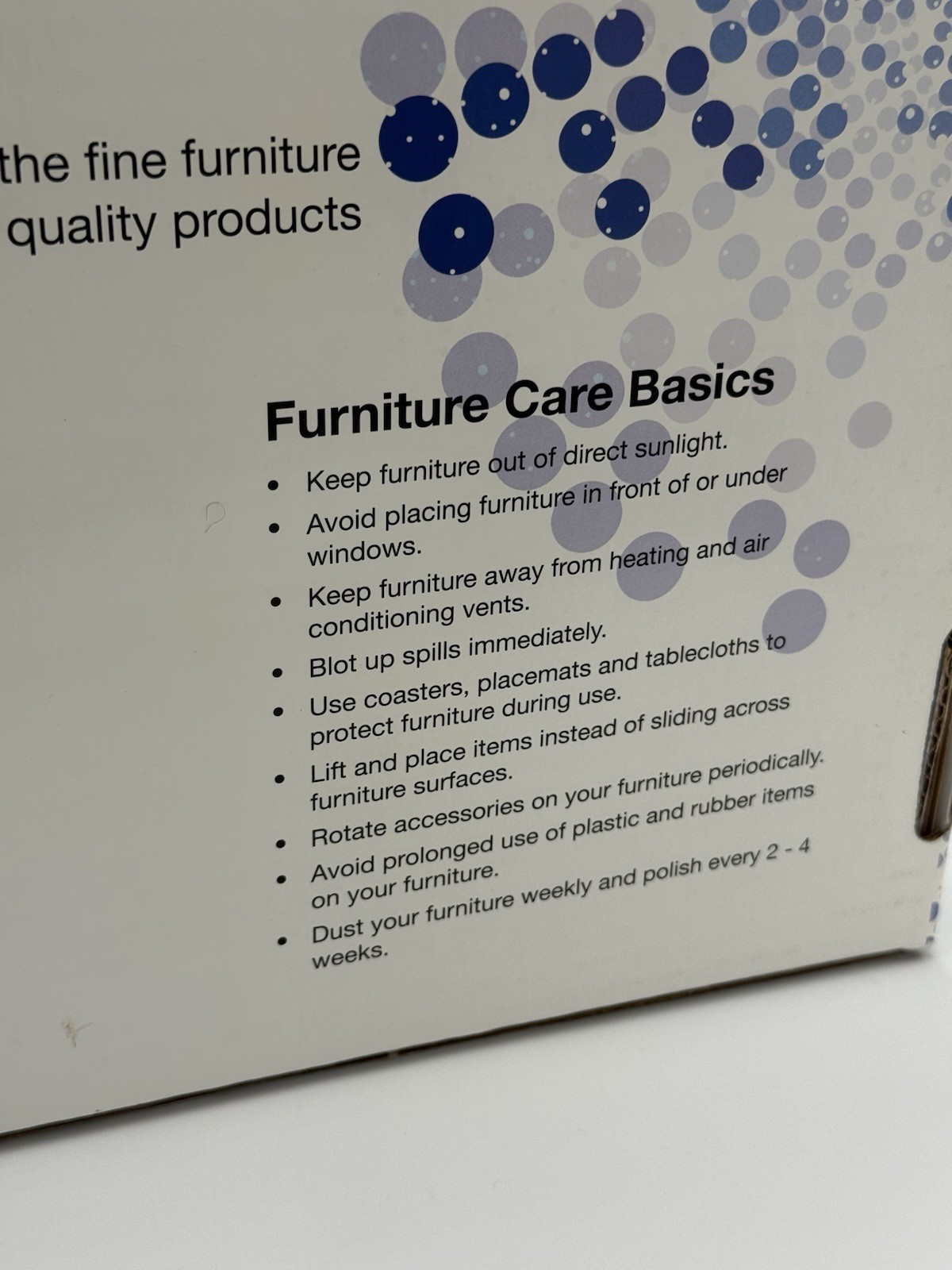 Gardner White Total Care Furniture Kit / Serveco / Leather Wood All Purpose New