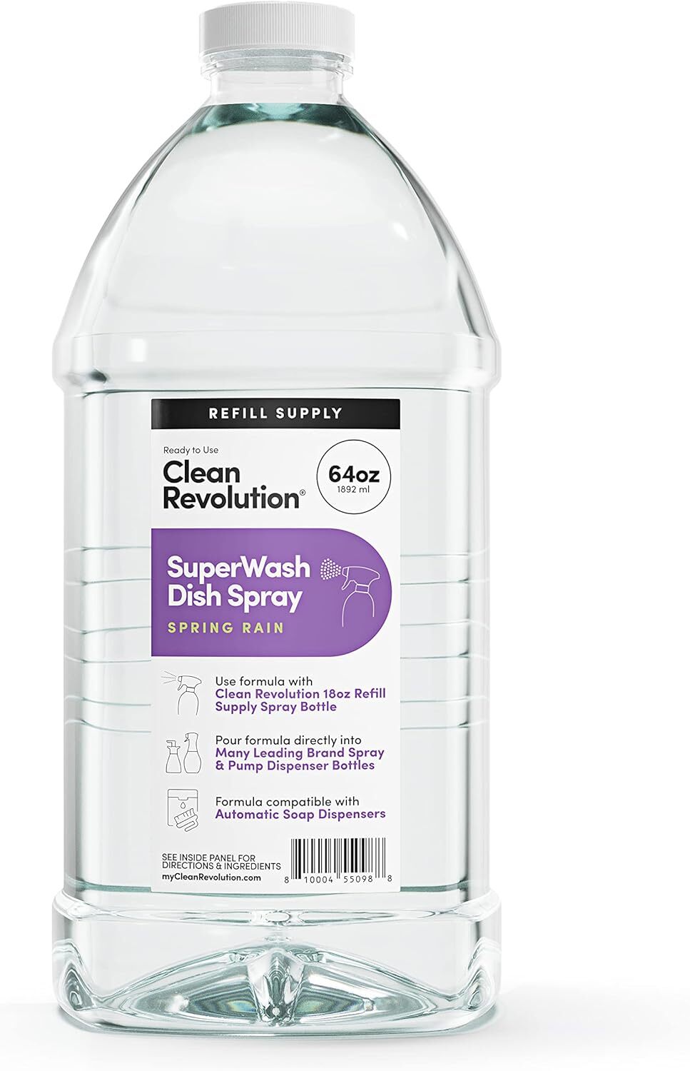 Dish Spray, Powerful Formula Cuts through Grease, Compatible with Dawn Powerwash