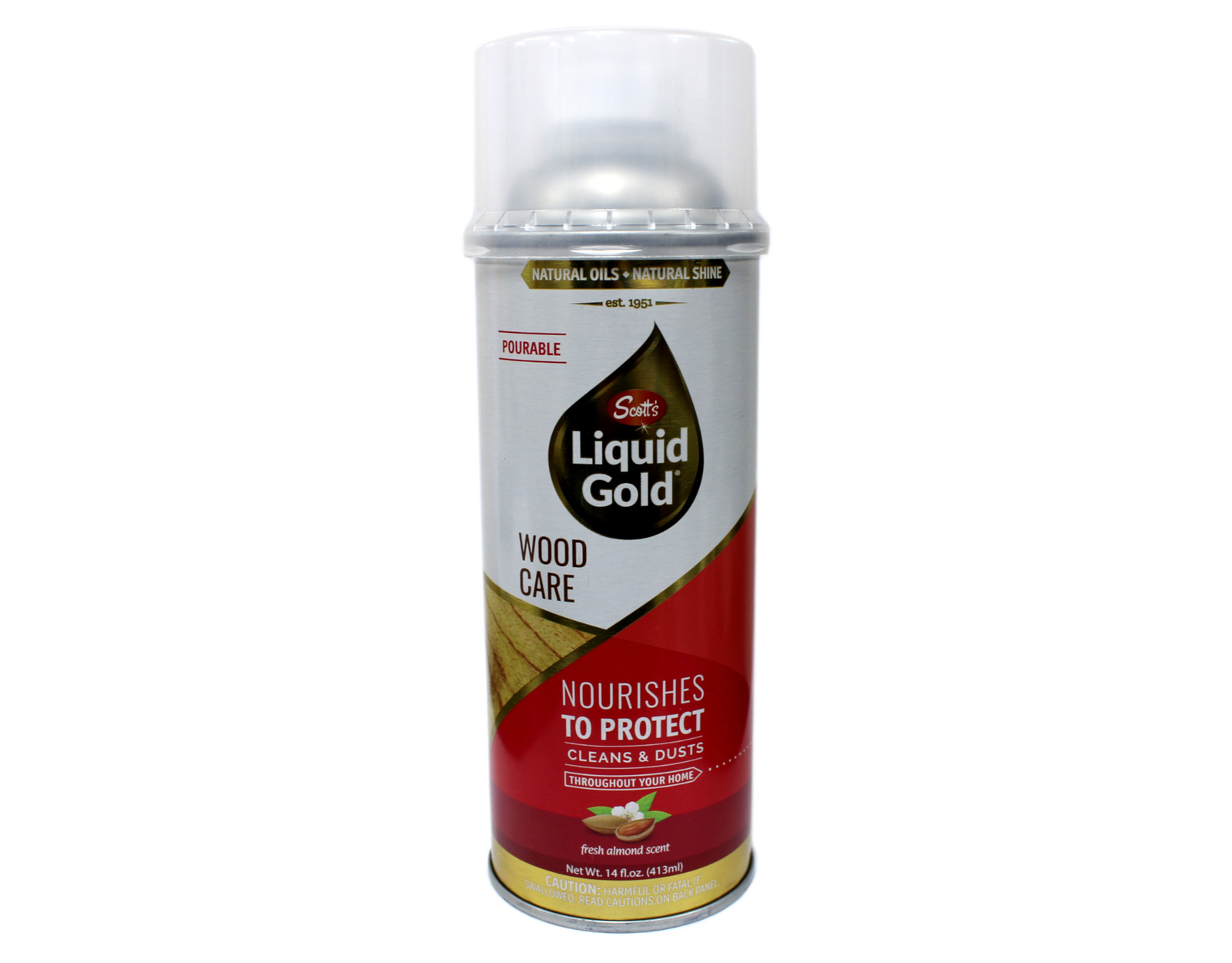 Scott’s Liquid Gold Pourable Spray Wood Care Furniture Polish and Cleaner 14 oz