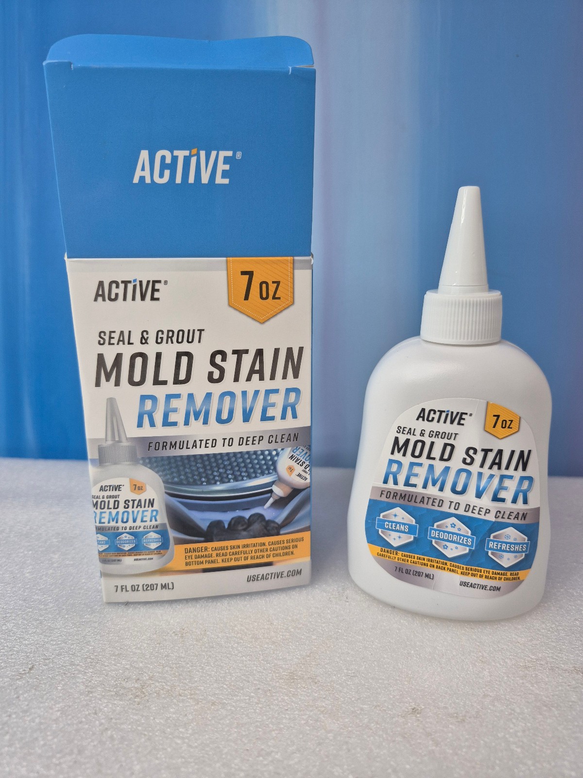 Active MOLD STAIN REMOVER Seal and Grout Deep Clean 7oz