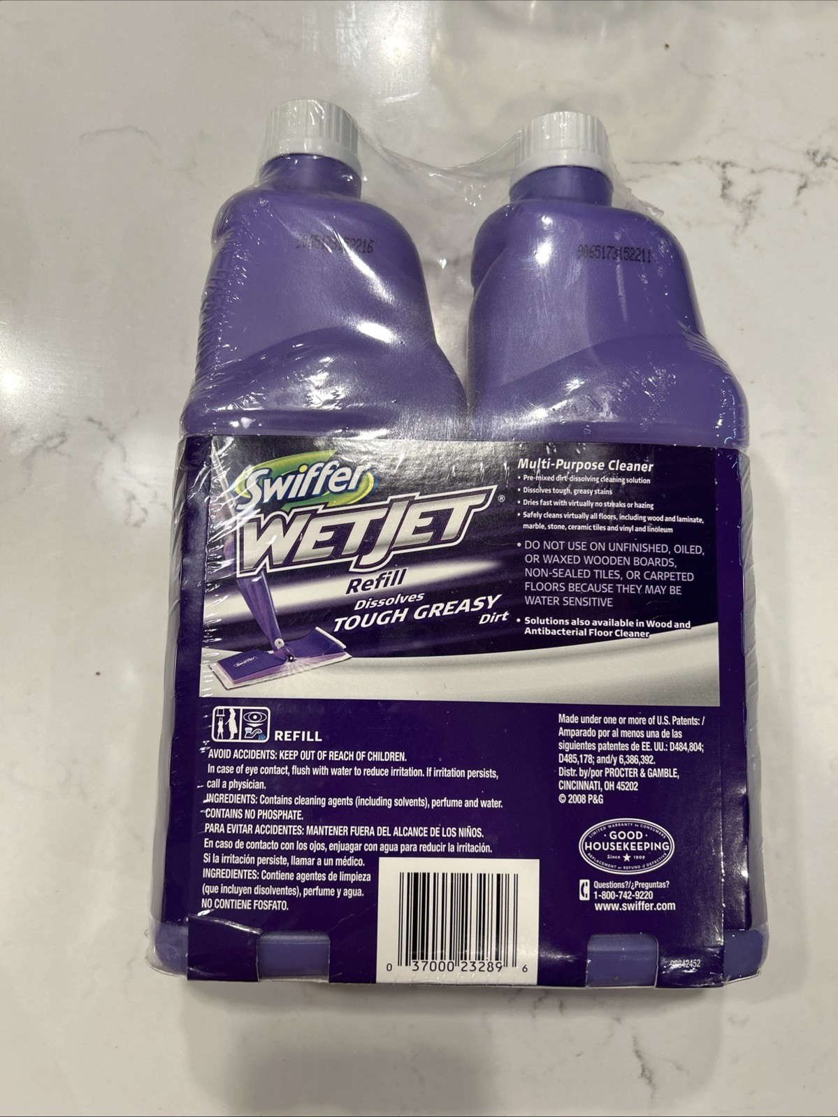 Swiffer WetJet with Febreze Refill – 2 Pack (1L Each) – Lavender Vanilla