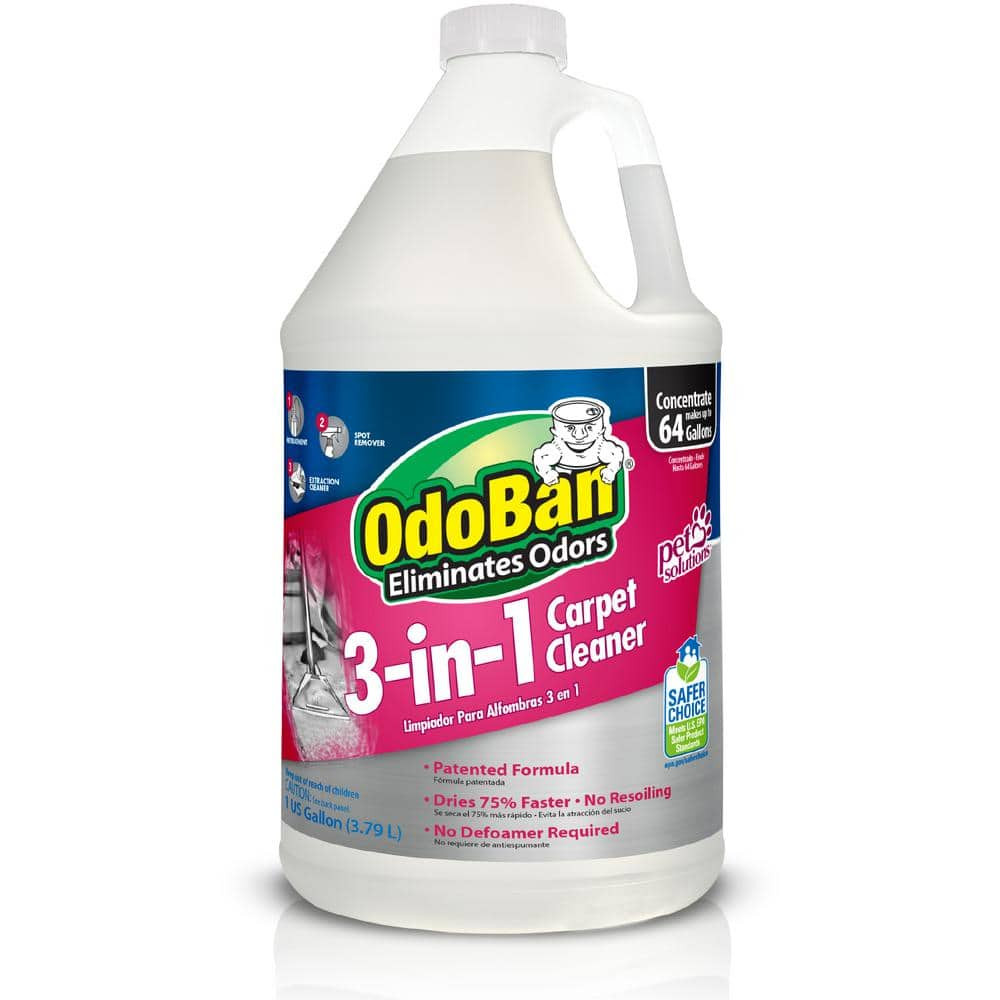 NEW 1 Gal. 3-In-1 Carpet Cleaner Concentrated Carpet Cleaning Solution Fast Dry