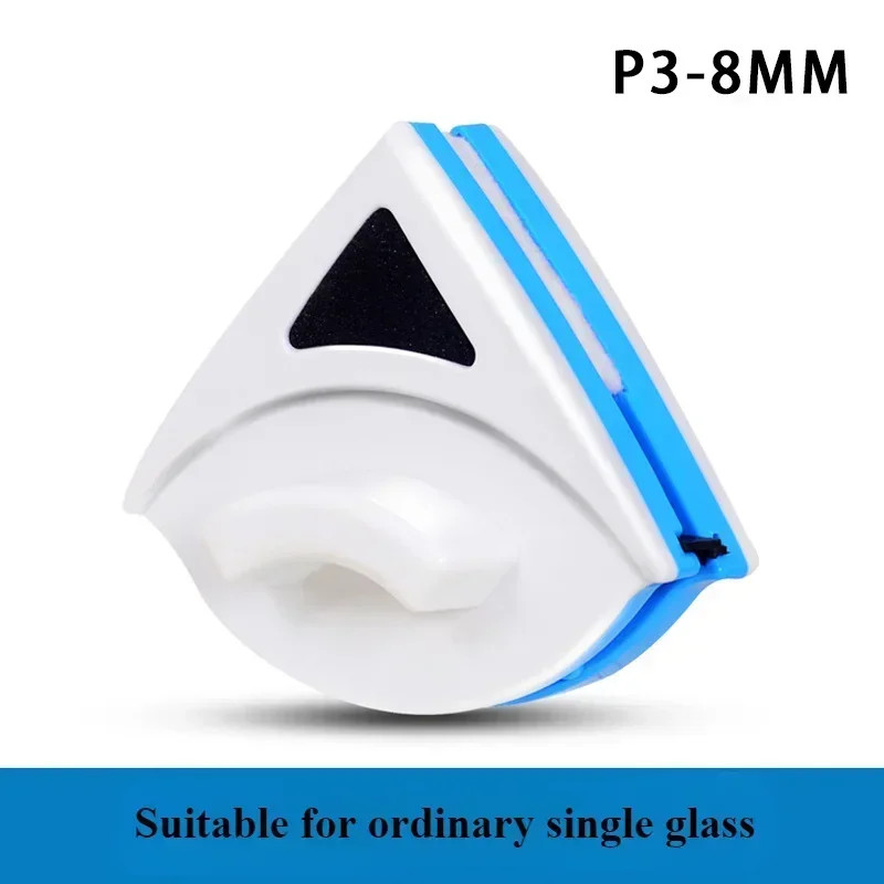 Double-Sided Magnetic Window Cleaner – Glass Cleaning Tool with a Wiping Cloth,