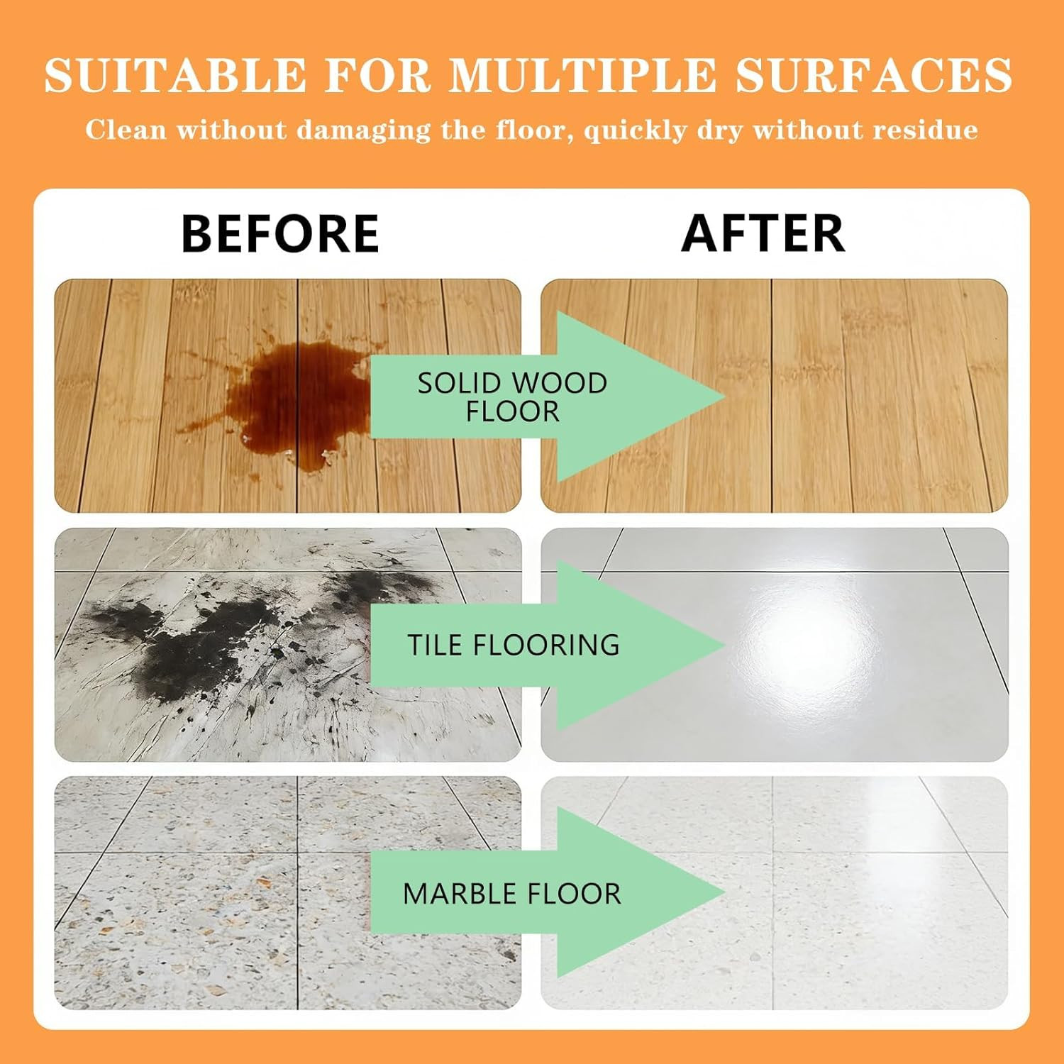 Floor Cleaning Solution Tablets, 12 Count, Lemon Scent, for Mopping Robot Vacuum