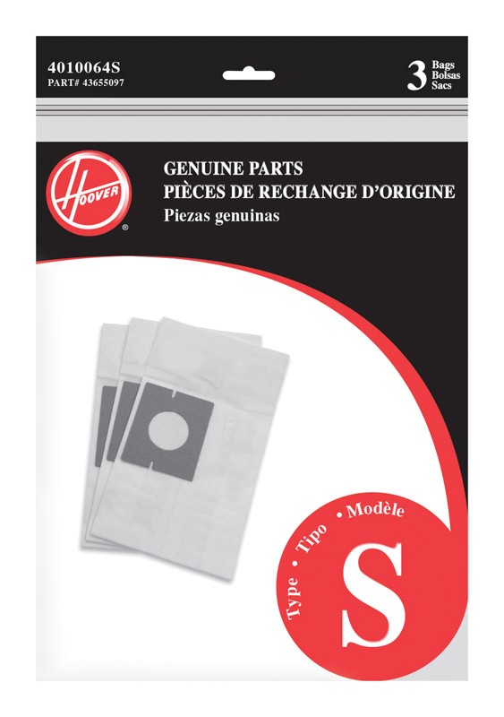Hoover Paper Bag, Type S Can Spectrum/Futura