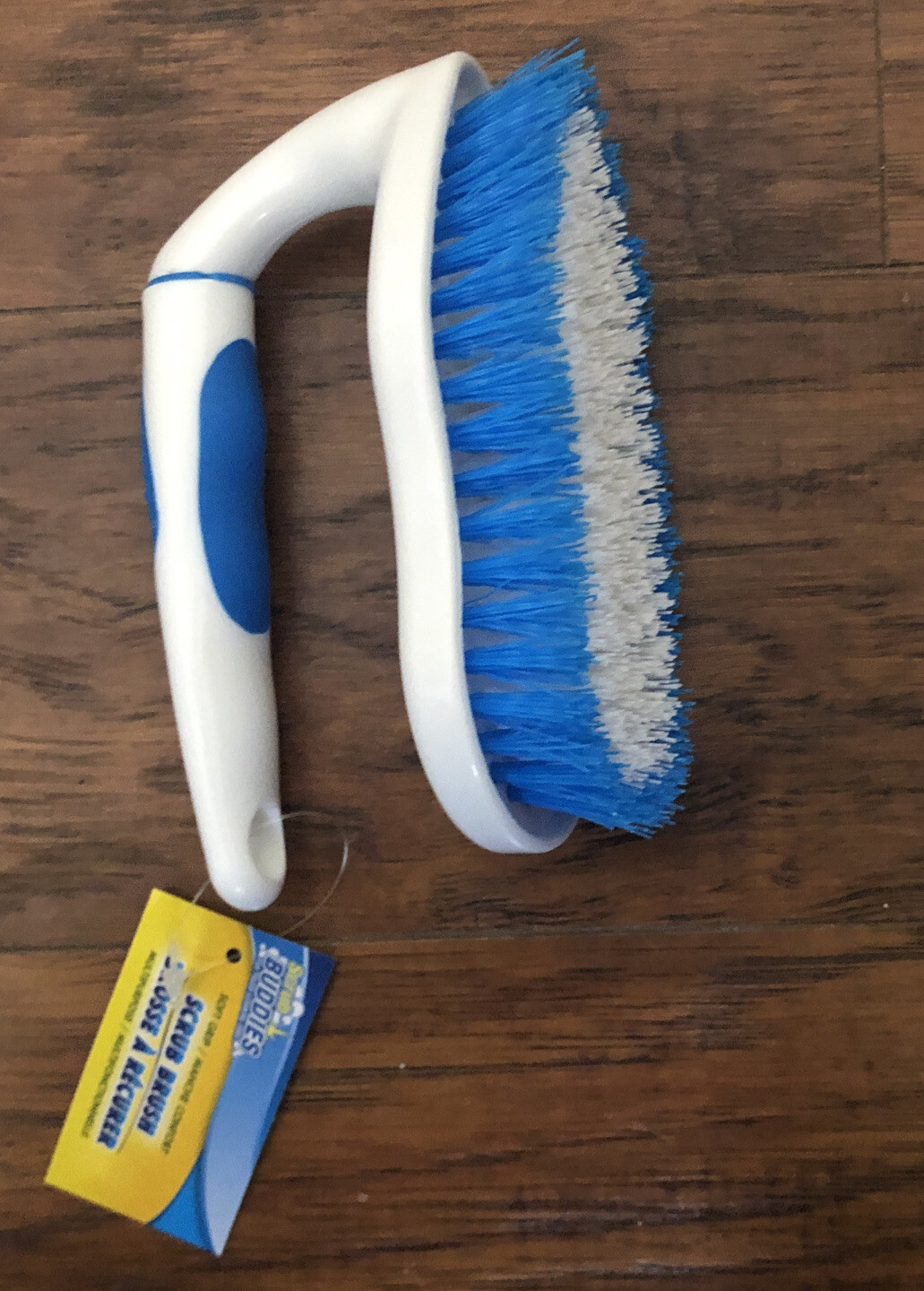 Scrub Buddies Scrub Brush 5 Inch Handle , One Inch Wide Handle. Brush 6 Inches
