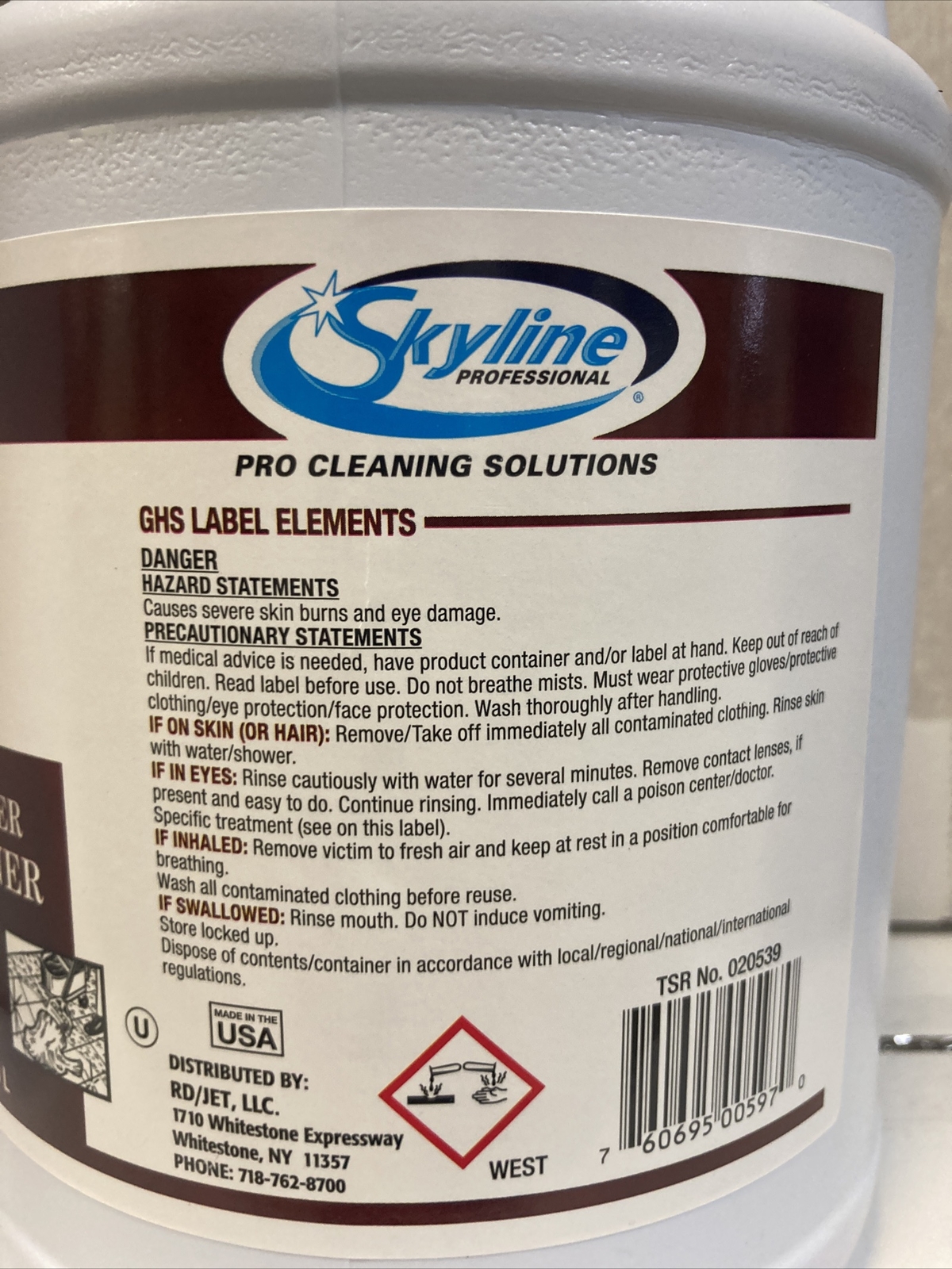 Total Concentrated Degreaser All Purpose 1 Gallon Skyline Pro Cleaning Solution