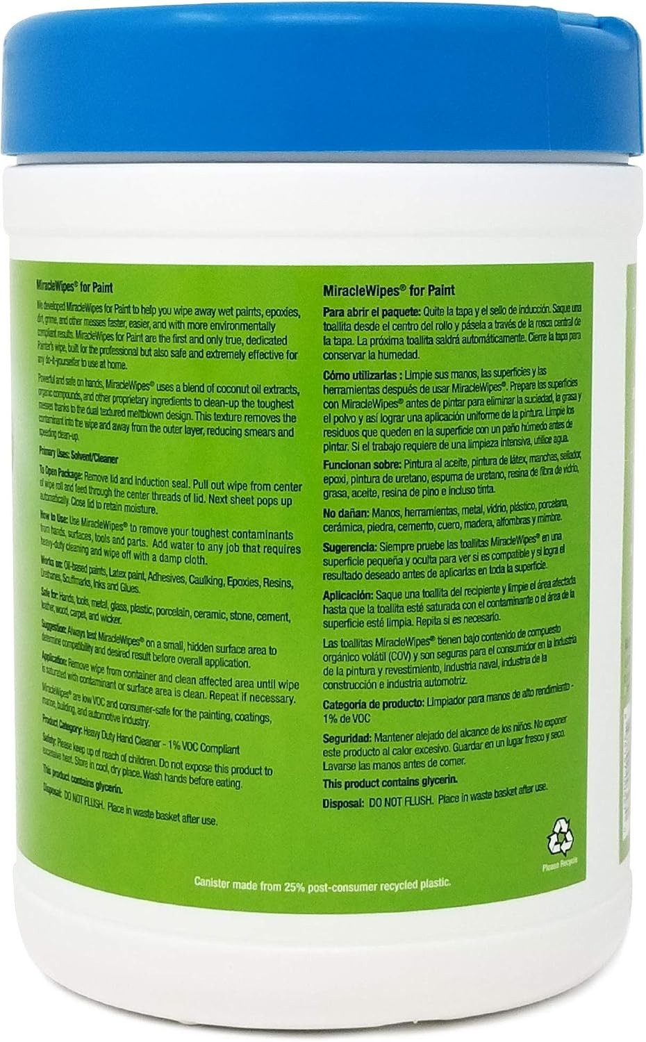 All-Purpose Miraclewipes: 60 Count for Tough Paint & Grime Removal – USA Made