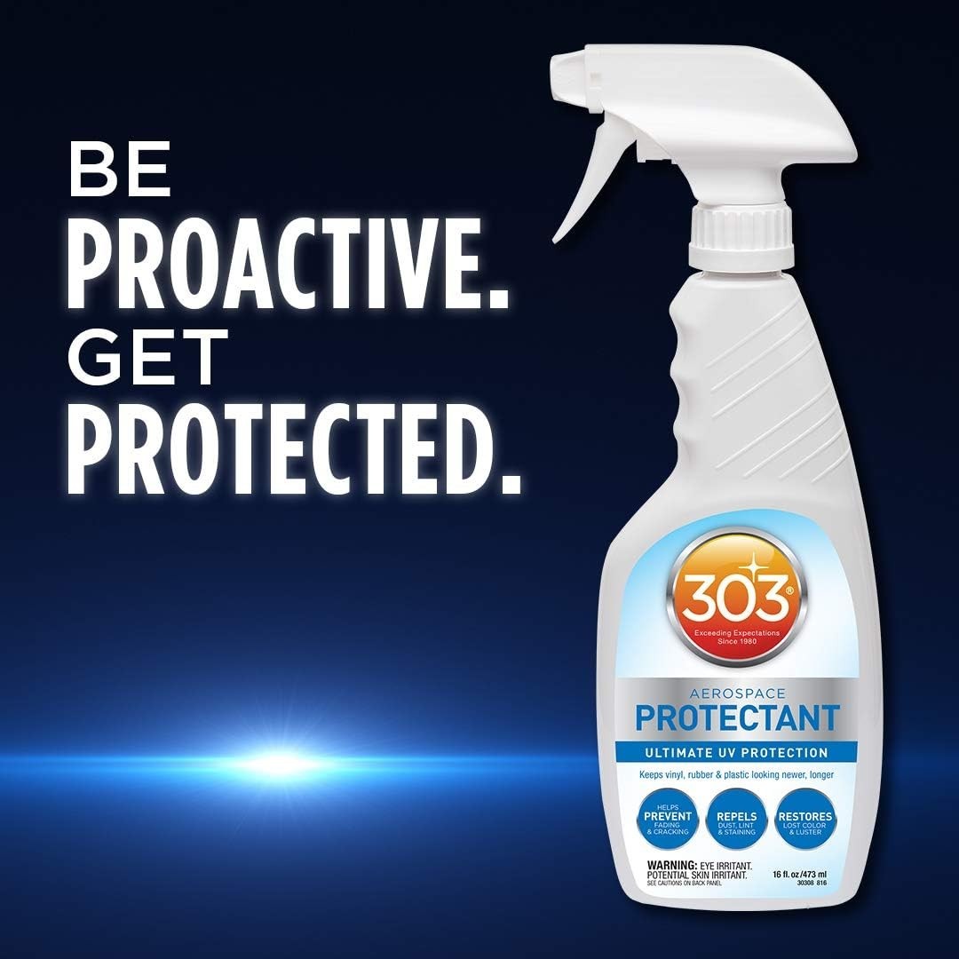 303 Aerospace Protectant Spray, 16 Fl. Oz. – Ultimate UV & Dirt Defense (6 Pack)