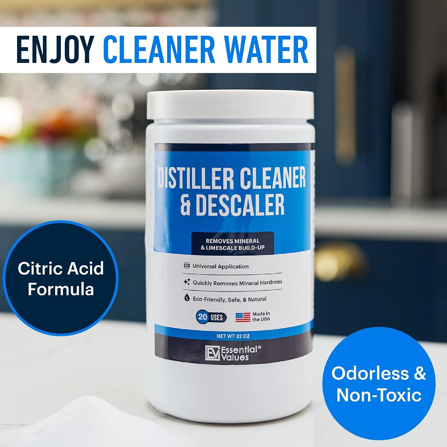 Distiller Cleaner Descaler – 2 LBS Water Distiller Descaling Solution