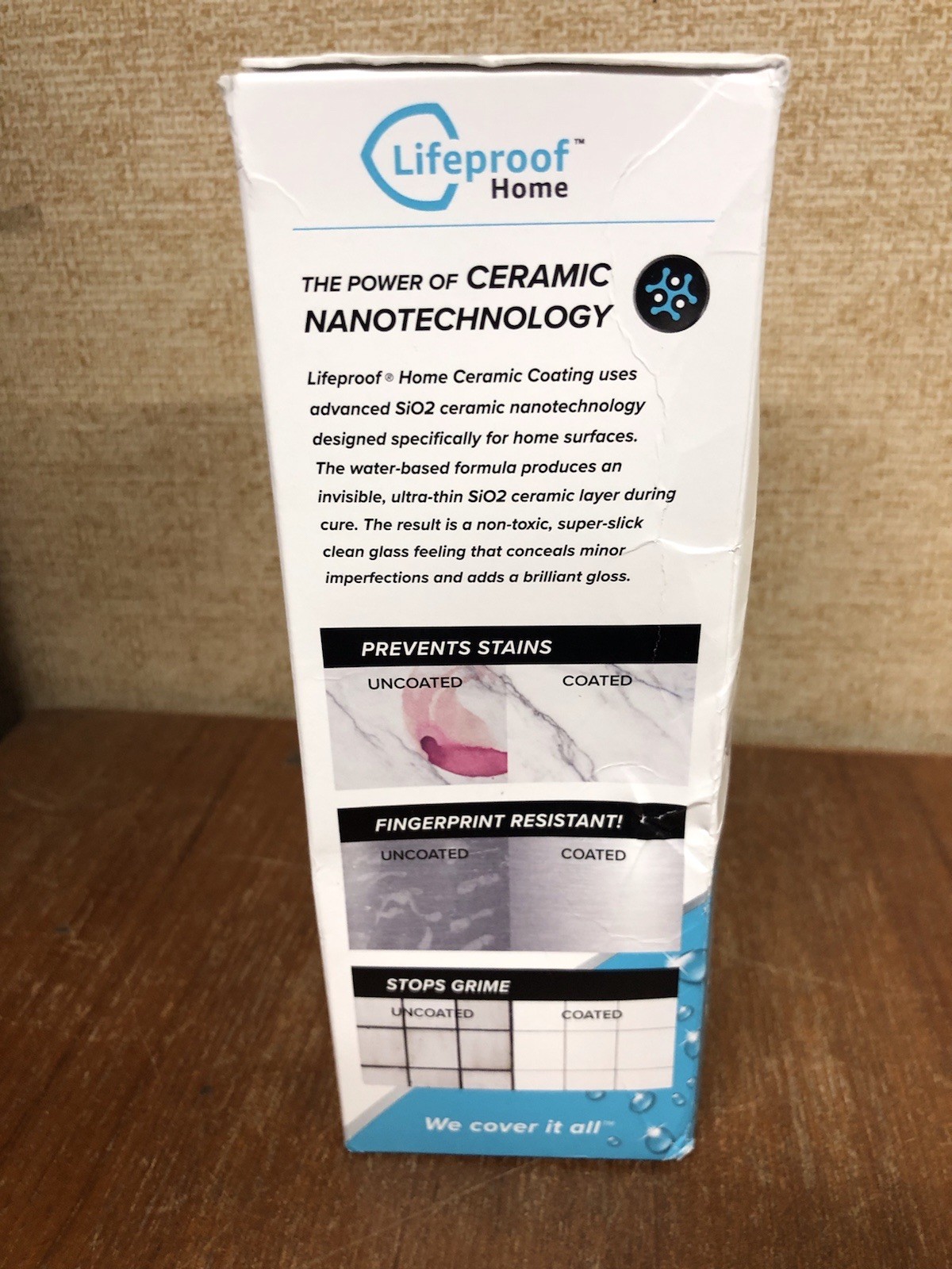 NEW Lifeproof HOME MULTI-SURFACE CERAMIC COATING COMPLETE KIT BOX DAMAGE 8 OZ