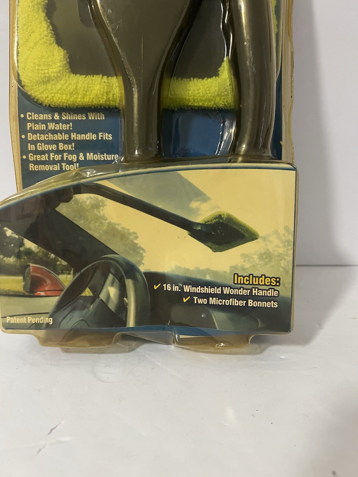 Windshield Wonder Windshield Cleaner Tool Microfiber Pad Car Interior Window