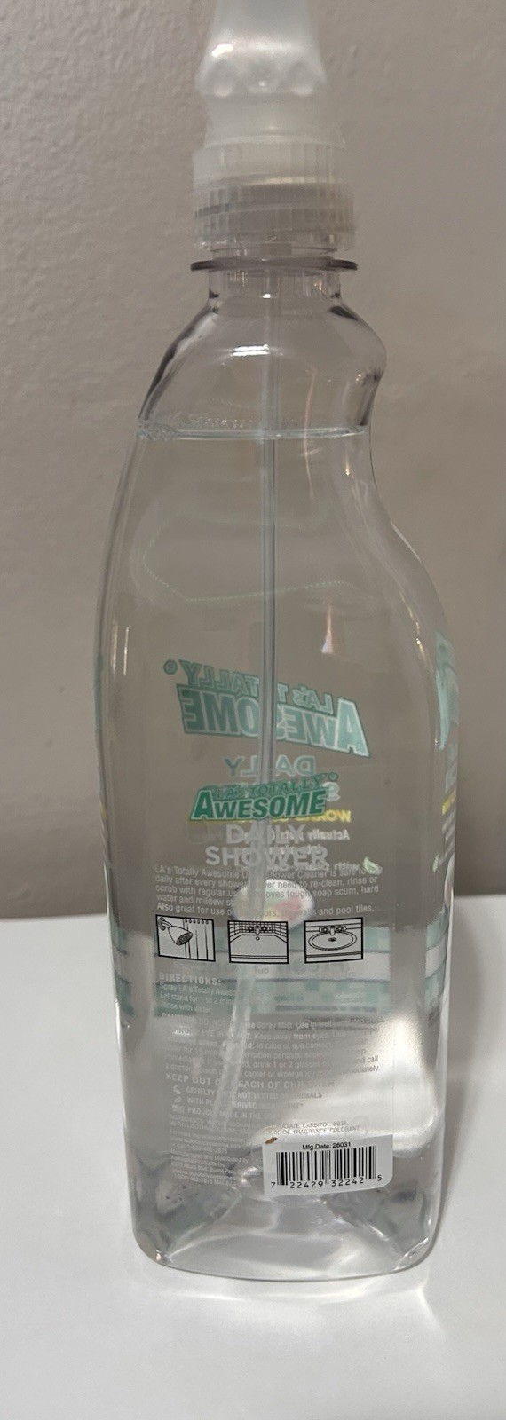 LA’s Totally Awesome Daily Shower Cleaner Spray, Fresh Scent, 32 fl oz