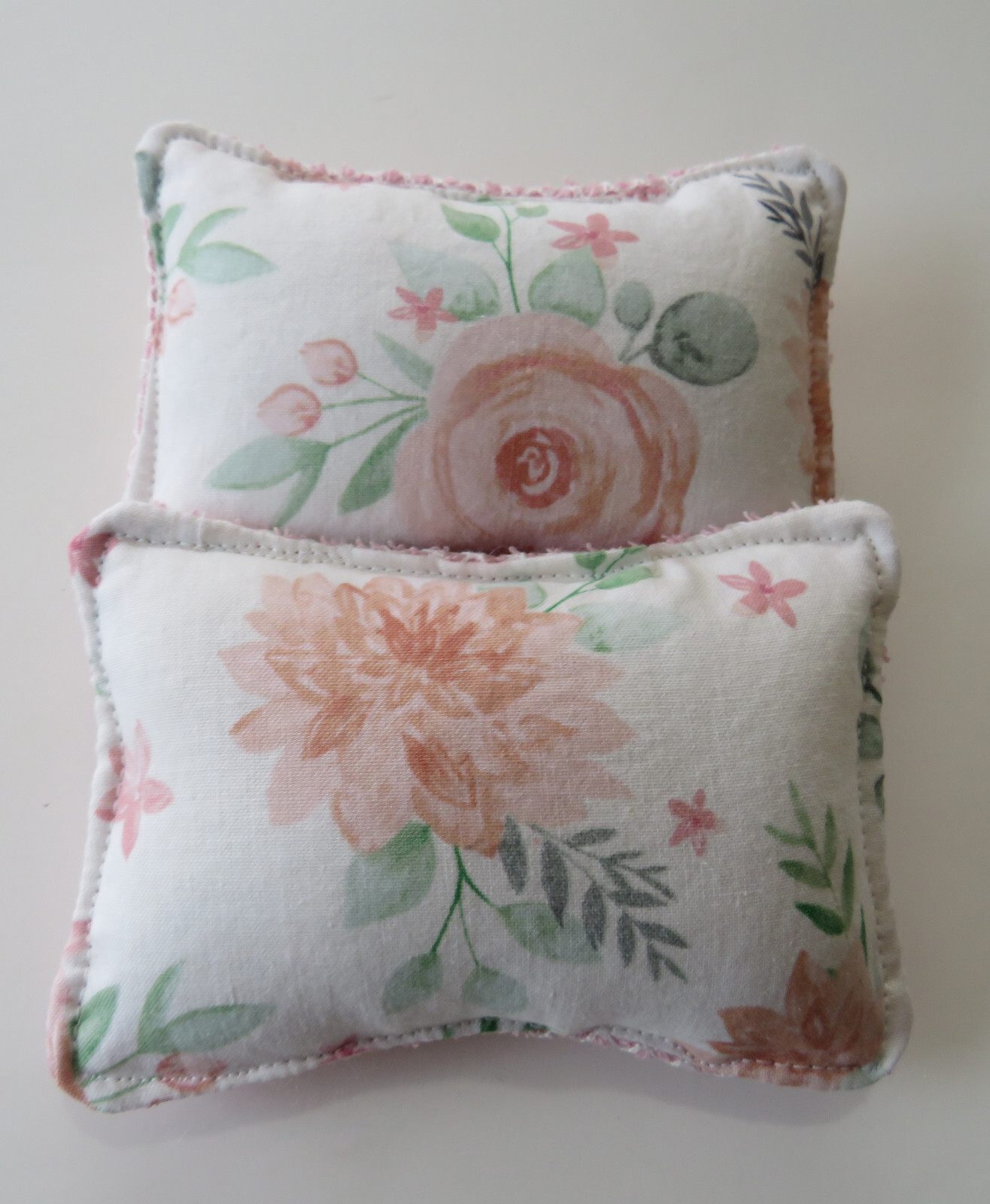 Reusable Sponge Pink Floral Dish Scrubby Set of 2
