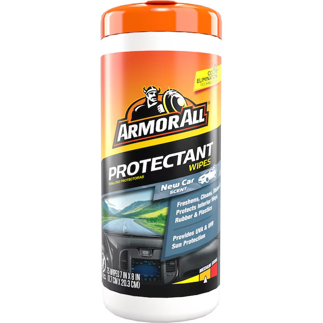 Armor All New Car Scent Air Freshening Car Protectant Wipes 25 -Count Wipes Car