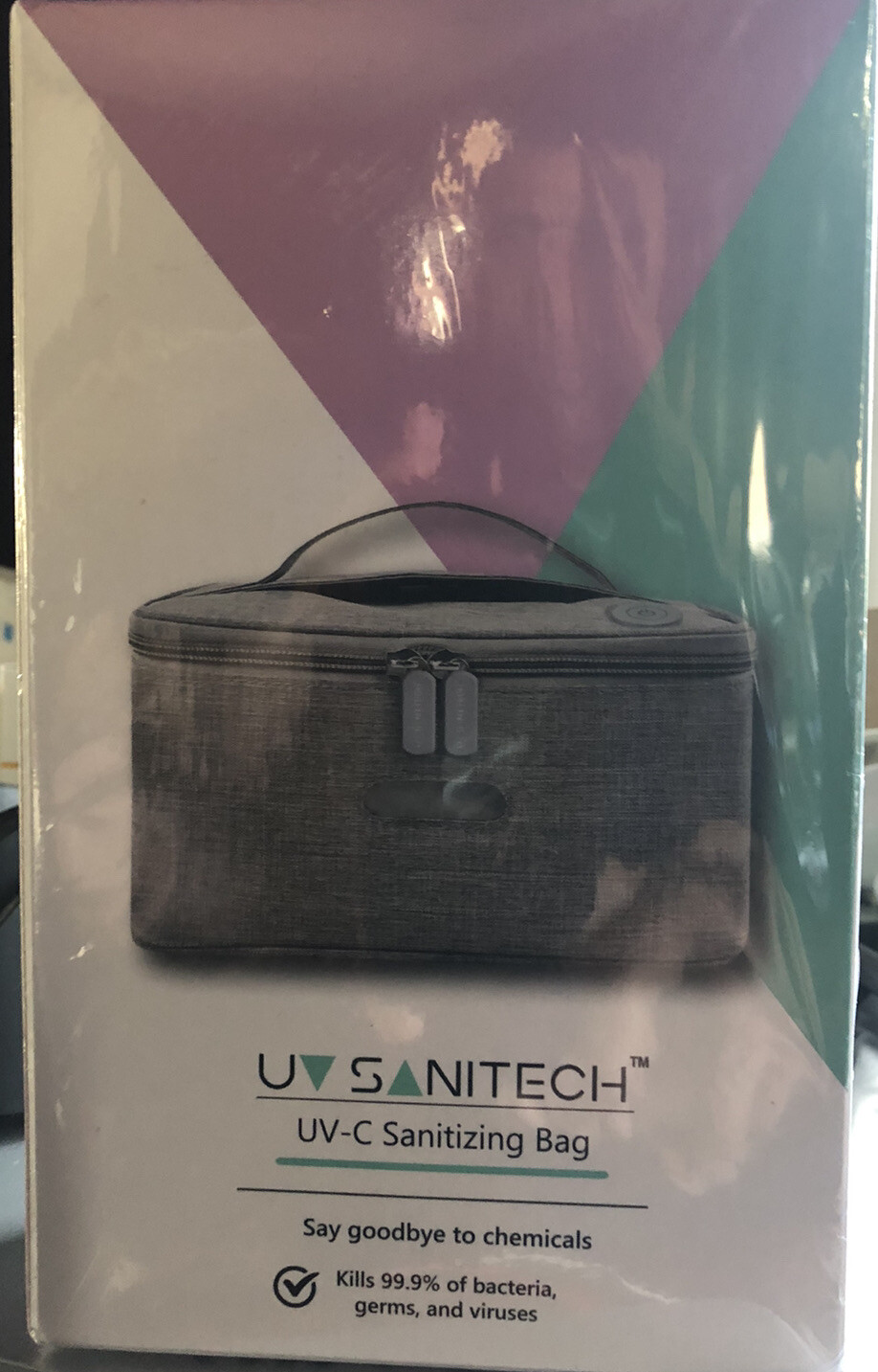 UV Sanitech UV-C Sanitizing Bag-Sanitize Your Personal Items-Phone/Keys & More