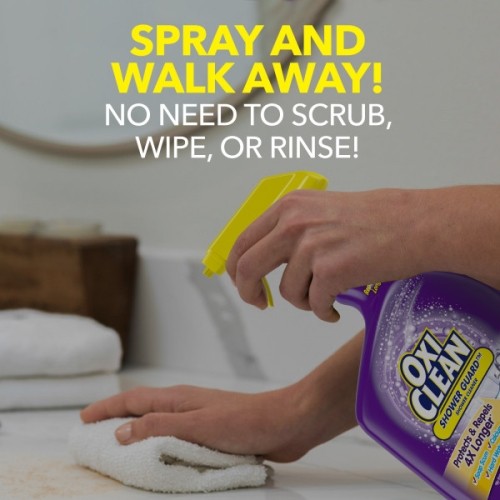 OxiClean Shower Guard Spray, 30 Ounce – Pack of 4