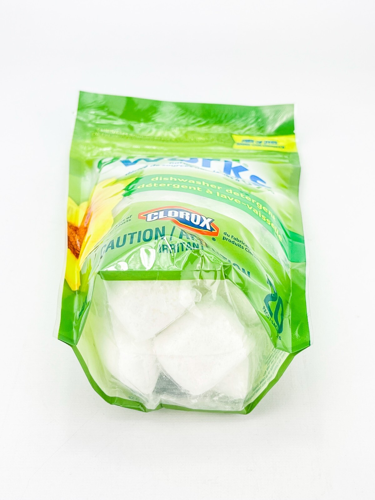 Clorox Green Works Dishwasher Detergent Packs 20ct Lot of 3 Dye Free