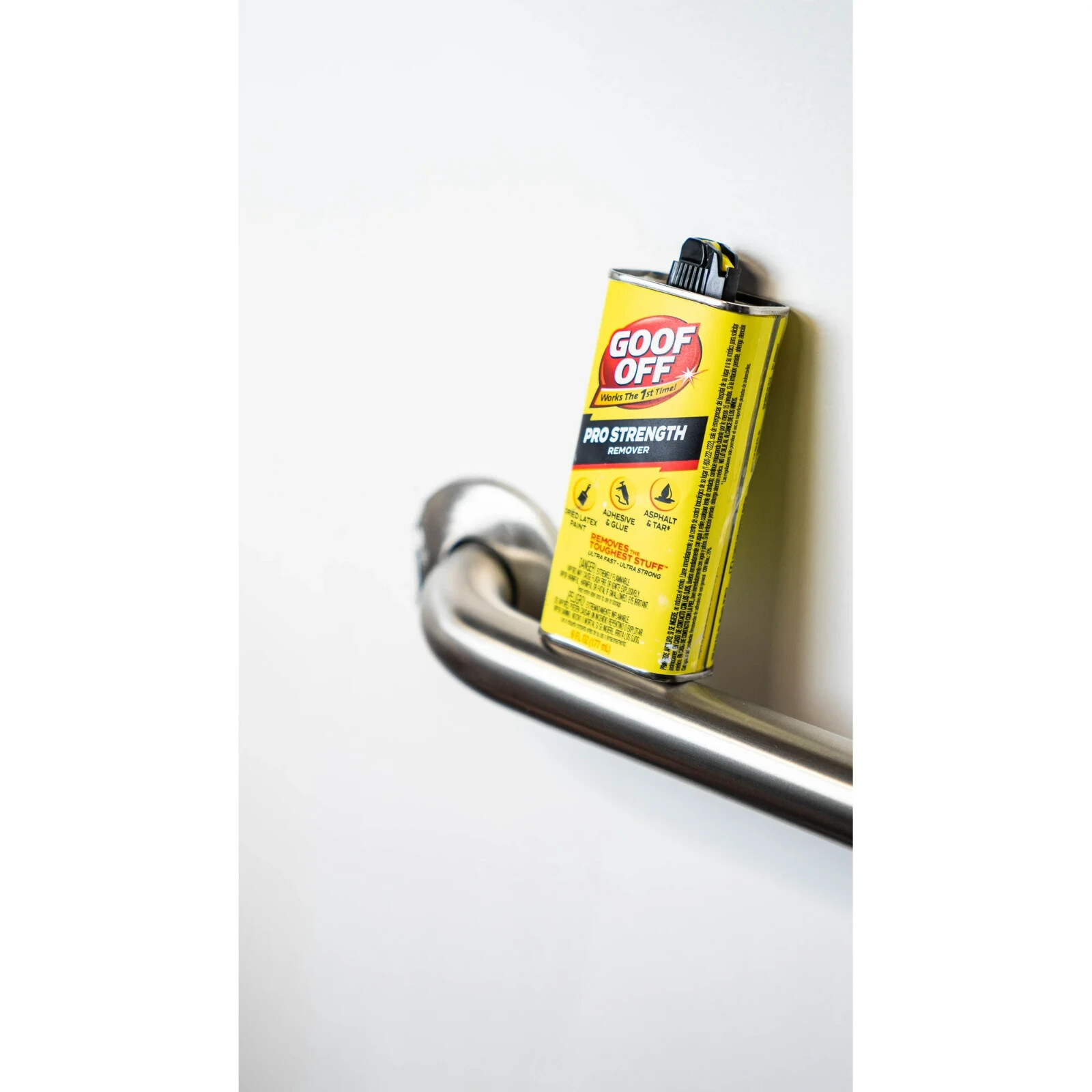 Goof Off Professional Strength Latex Paint and Adhesive Remover, 6 fl. oz.