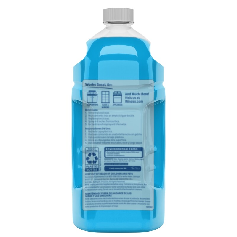 Windex Original Glass Cleaner 67.6 oz Refill Streak-Free Shine Window 00128 NEW