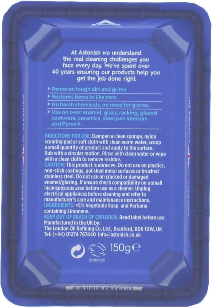 Astonish Oven and Cookware Cleaner 150g