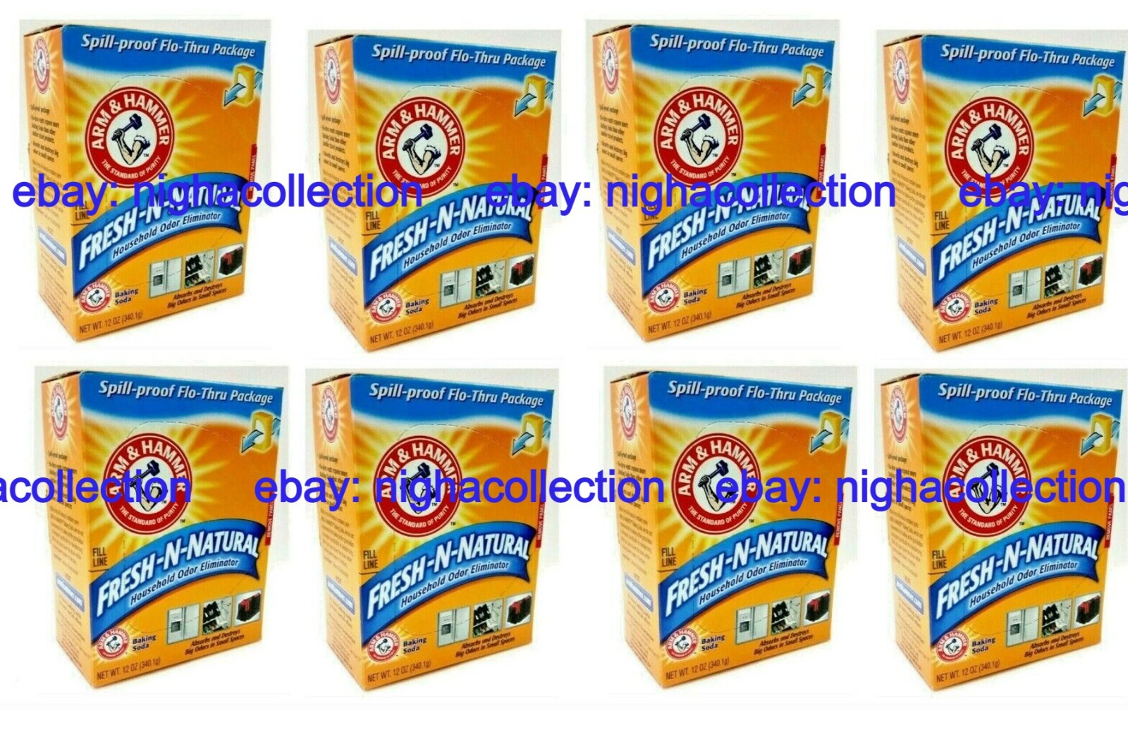 ( LOT 8 ) Arm & Hammer Odor Eliminator Baking Soda BRAND NEW SEALED PACKS