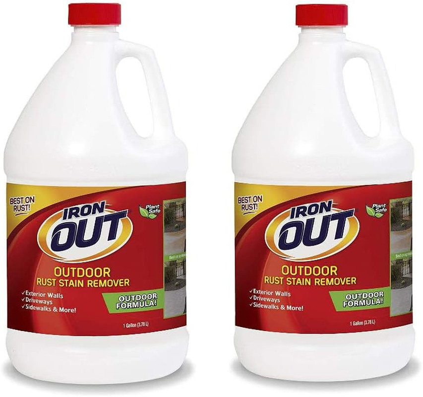 Liquid Rust Stain Remover – 2 Gallons, No Scrubbing, Safe for Surfaces