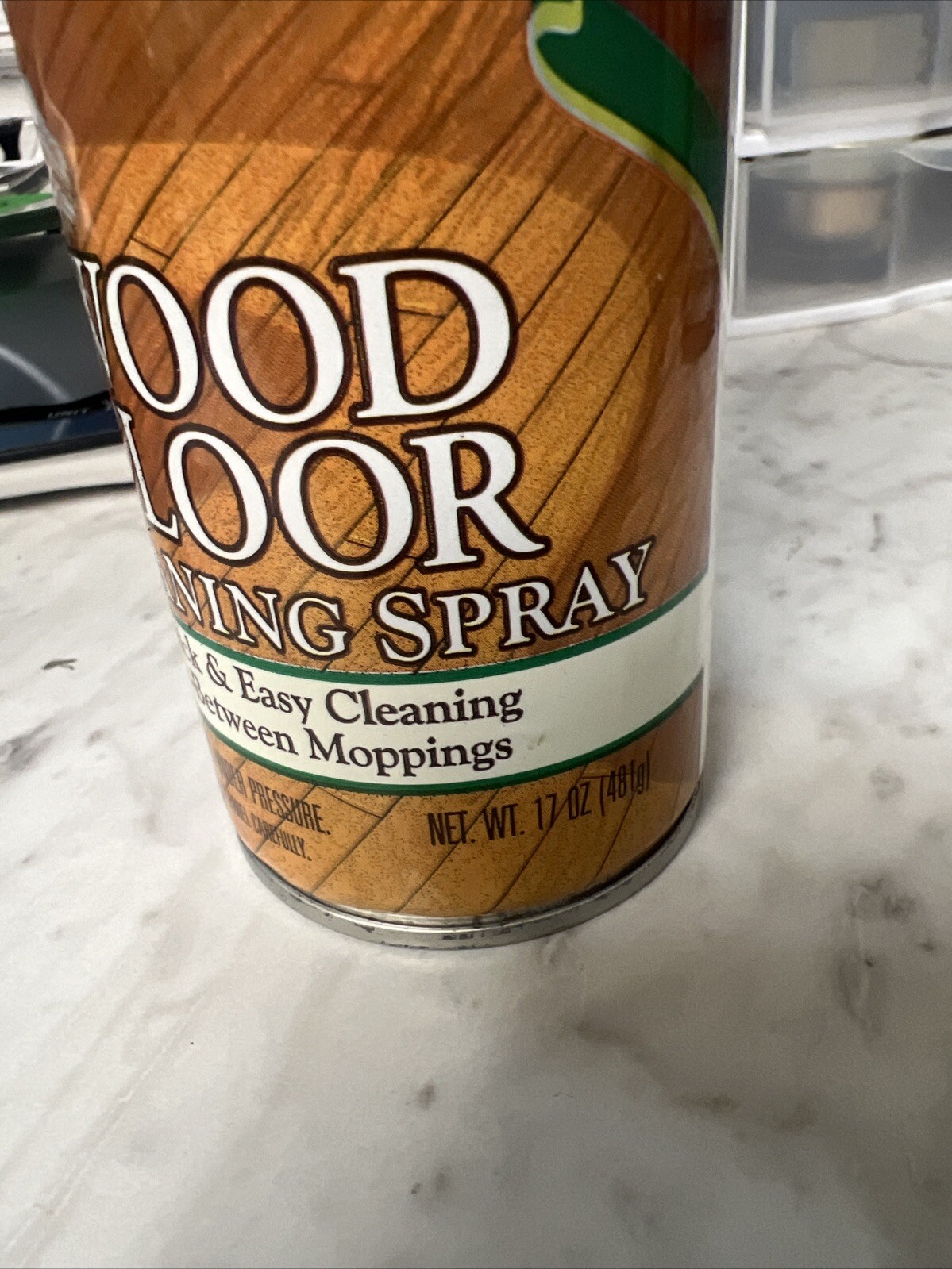 VINTAGE 1998 New Pledge 17 Oz. Wood Floor Cleaning Spray Discontinued Prop