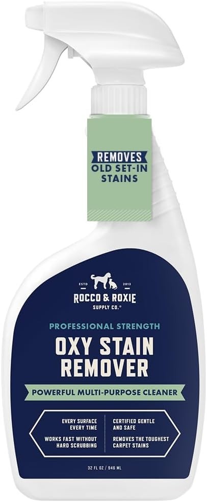 Rocco & Roxie Fast-Acting Oxy Stain Remover – Safe Pet & Furniture Cleaner