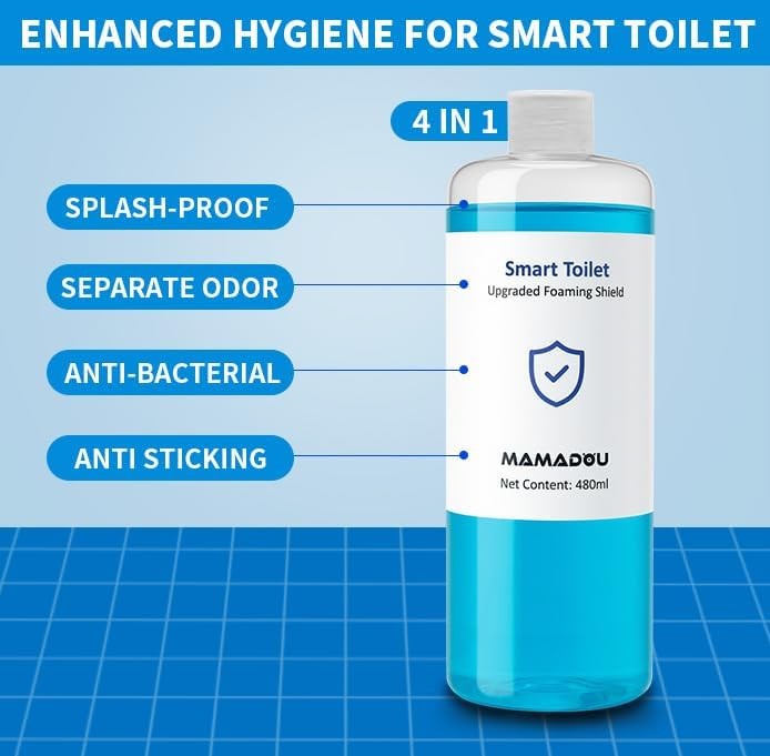 Smart Toilet Foaming Shield 480ml 4Pack For Toilet Bowl Cleaner Liquid Splash