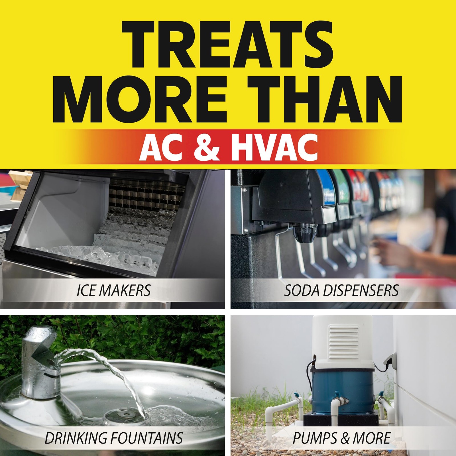 AC Drain Line Cleaner Plant Based 16 oz Up to 8 Uses HVAC Condensate Clearing Fo
