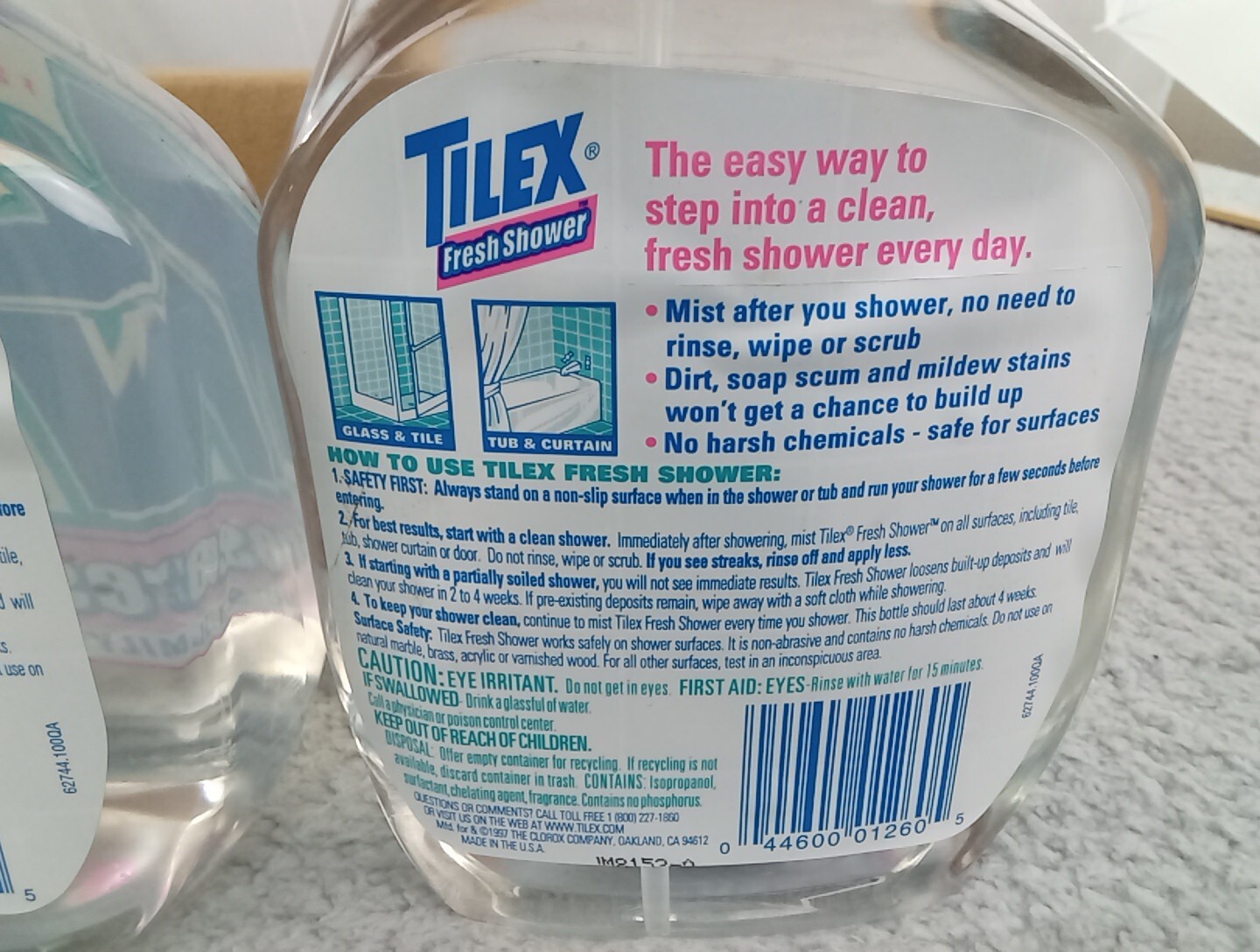 2x Vintage Tilex Fresh Shower Daily Shower Spray Cleaner Discontinued 32oz New