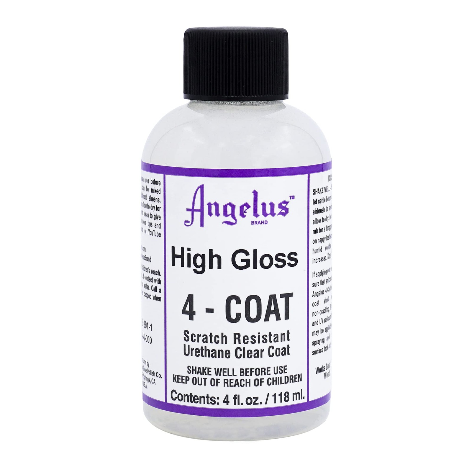 High Gloss 4coat Scratchresistant Leather Sealer “ Durable Flexible Clear Coat P