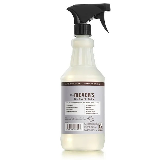 Mrs. Meyer’s Glass & Window Cleaner Lavender, 24 FL OZ (Pack of 6)