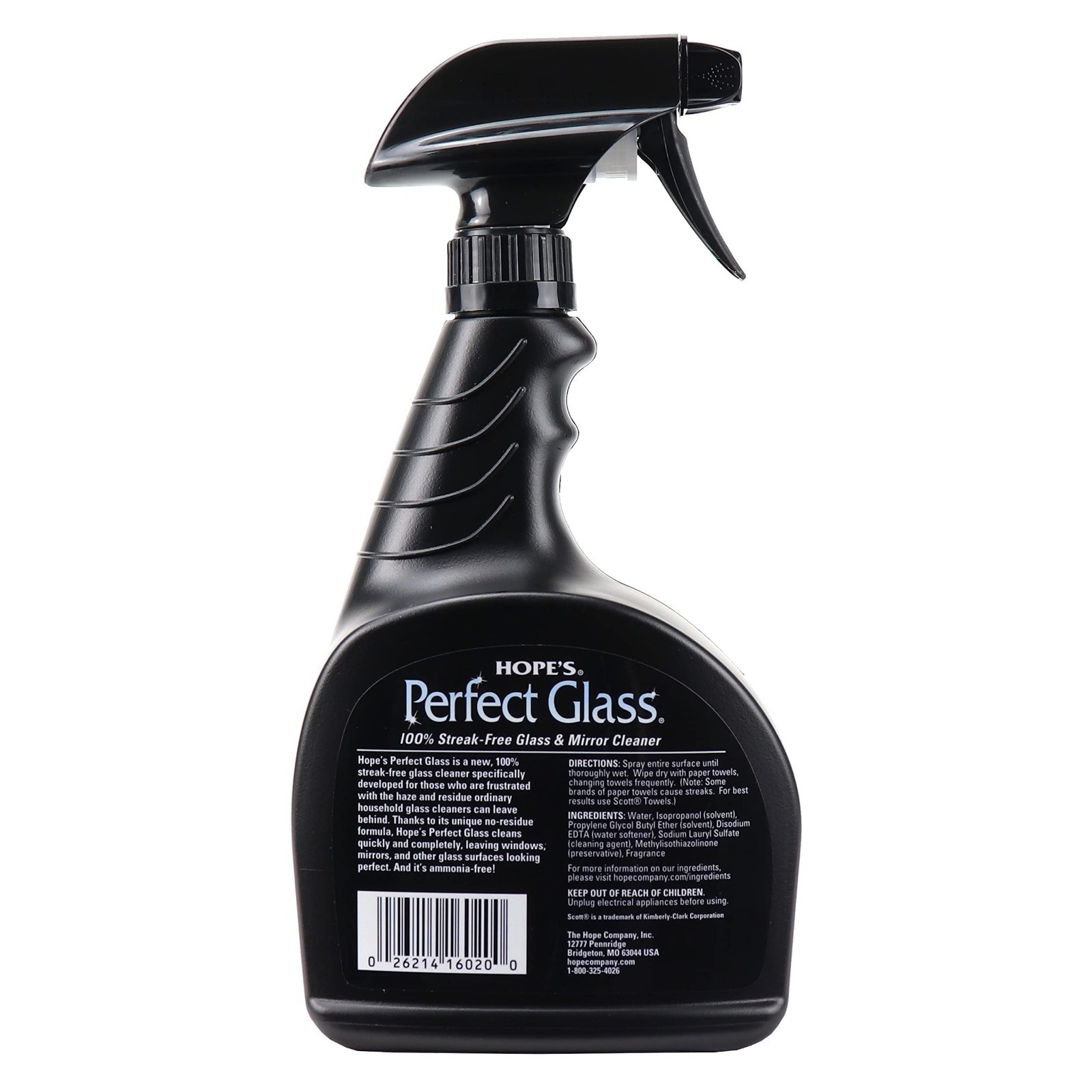 Streak-Free Glass Cleaner Spray – Ammonia-Free for Windows, Mirrors, Screens & M