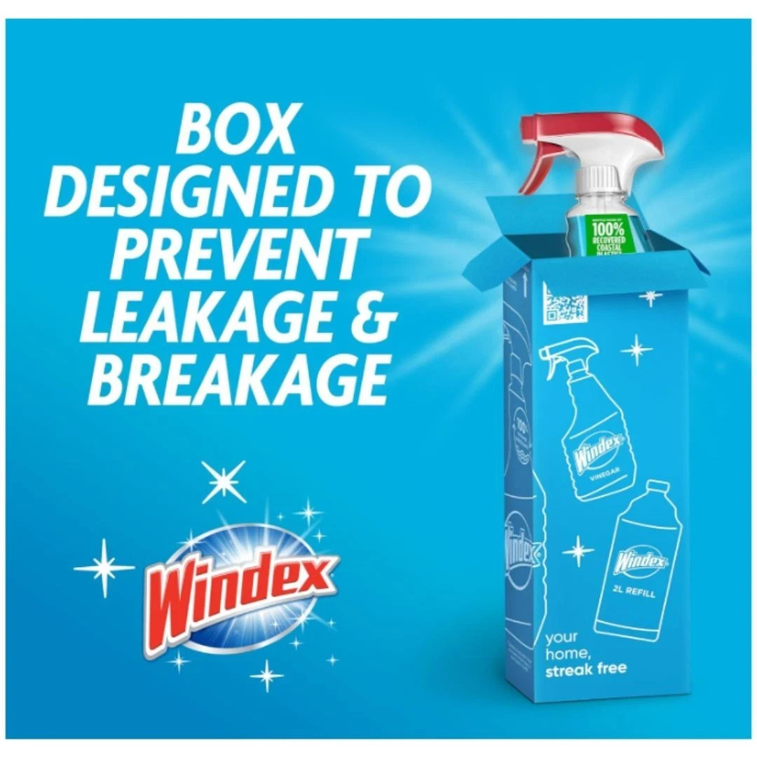Windex Glass and Window Cleaner Spray Bottle, Original Blue Scent, 23 Fl Oz