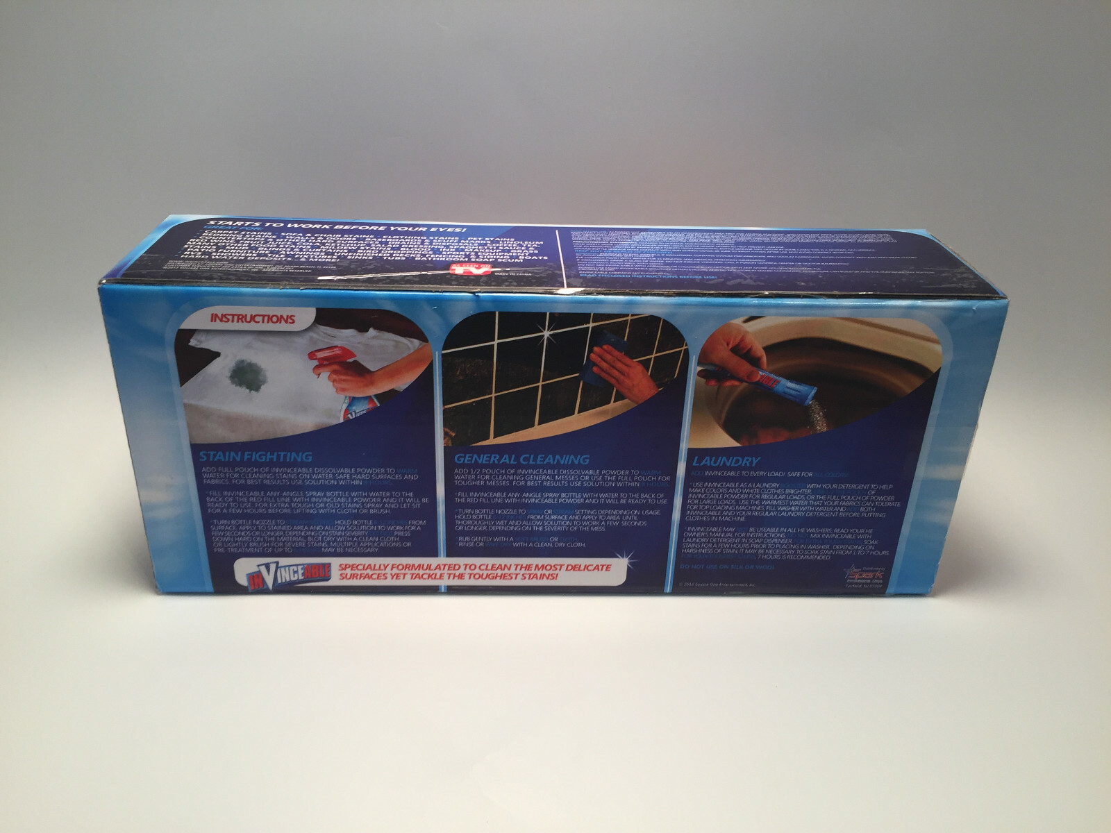 inVINCEable Multi-Purpose Cleaner, Stain Remover with 4 pouches, As Seen on TV