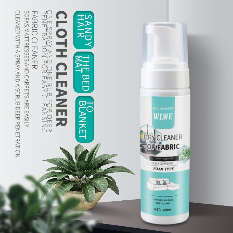 Fabric cleaner and upholstery stain remover for deep cleaning of carpets, sofas