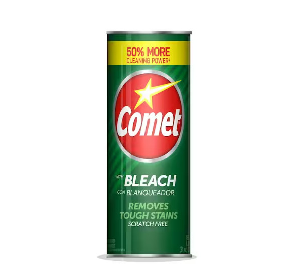 All Purpose Abrasive Powder Cleaner with Bleach, Pine Comet 21 oz.